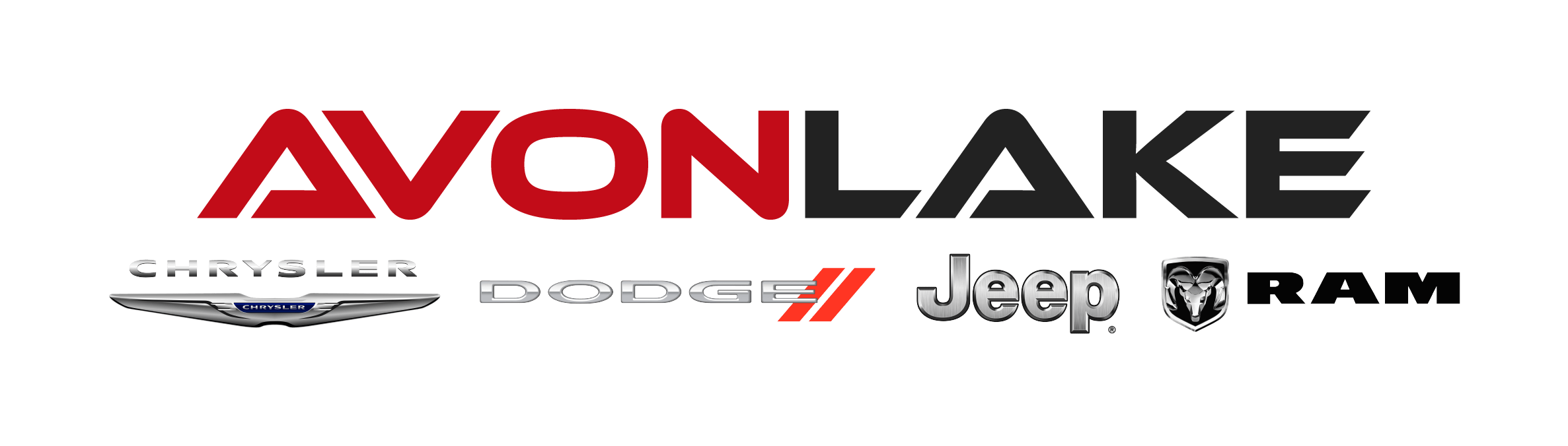 Avon Lake CDJR_Principal Logo - Textured - Red Black