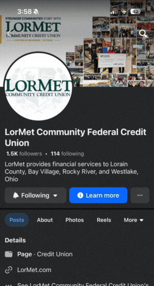 LorMet Social Media Pages